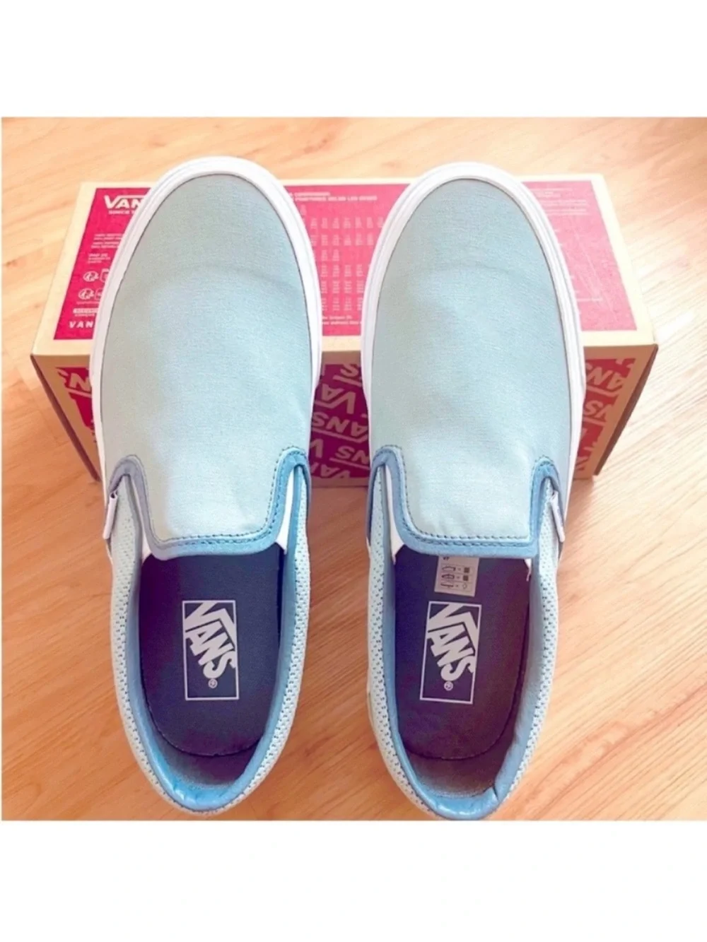 Vans Classic Slip-on Mesh Blue/Multi VNOA2Z41BER Women 10.0 US Mens 8.5 US